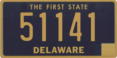 DE license plate 51141