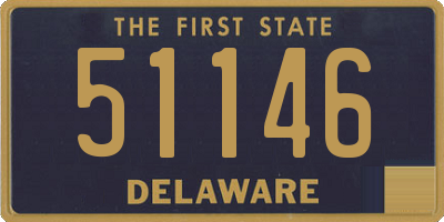 DE license plate 51146