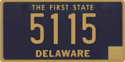 DE license plate 5115