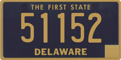 DE license plate 51152