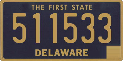 DE license plate 511533