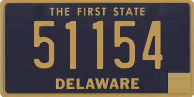 DE license plate 51154