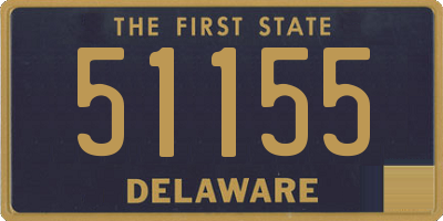 DE license plate 51155