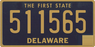 DE license plate 511565