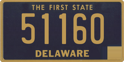 DE license plate 51160