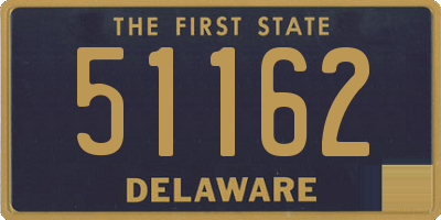 DE license plate 51162