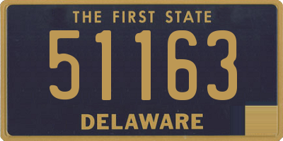 DE license plate 51163