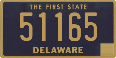 DE license plate 51165