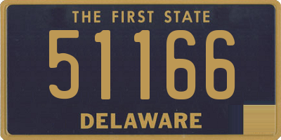 DE license plate 51166