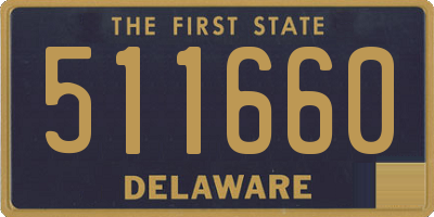 DE license plate 511660