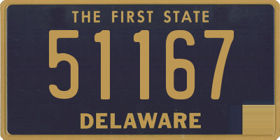 DE license plate 51167