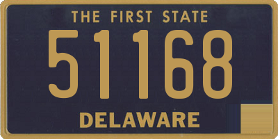 DE license plate 51168