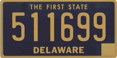 DE license plate 511699