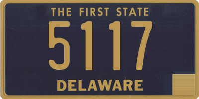 DE license plate 5117