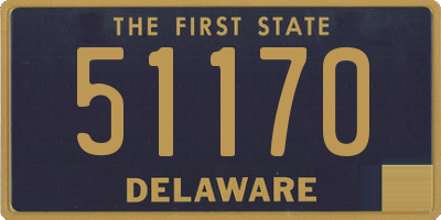 DE license plate 51170