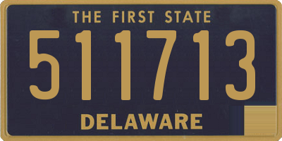DE license plate 511713