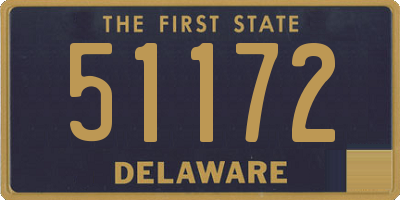 DE license plate 51172