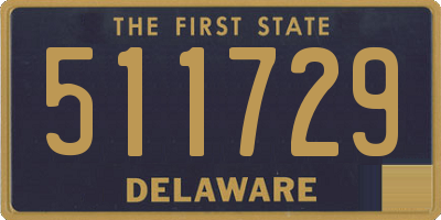 DE license plate 511729