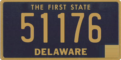 DE license plate 51176