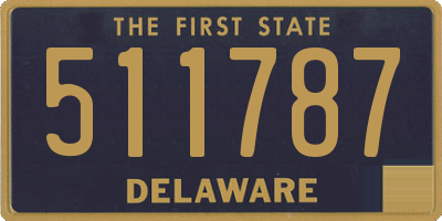 DE license plate 511787