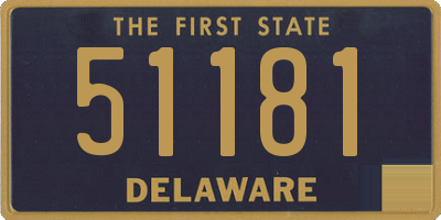 DE license plate 51181