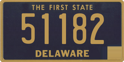 DE license plate 51182