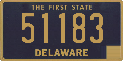 DE license plate 51183