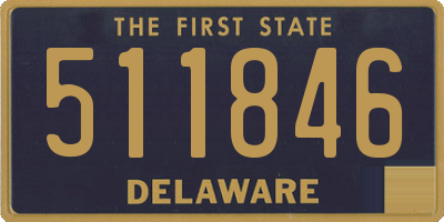 DE license plate 511846