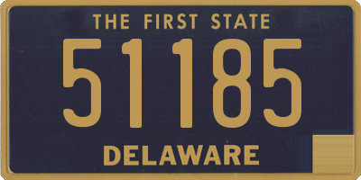 DE license plate 51185