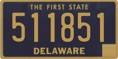 DE license plate 511851