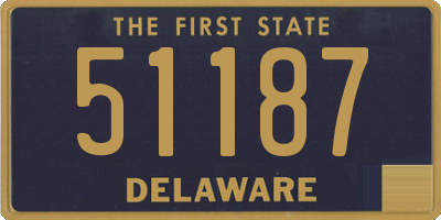 DE license plate 51187