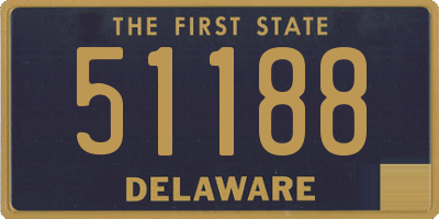 DE license plate 51188