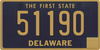 DE license plate 51190