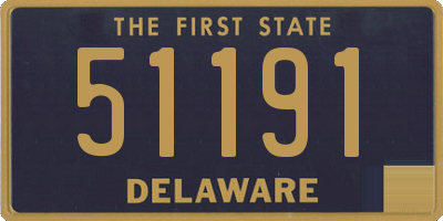 DE license plate 51191