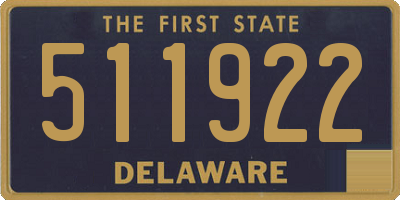 DE license plate 511922