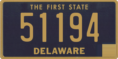 DE license plate 51194