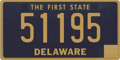 DE license plate 51195