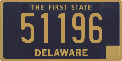 DE license plate 51196