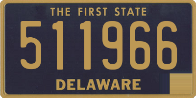 DE license plate 511966