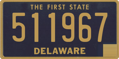 DE license plate 511967