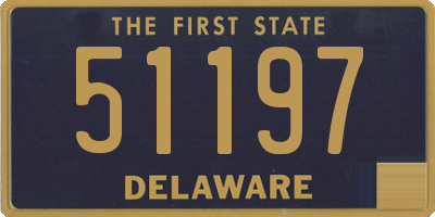 DE license plate 51197