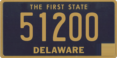 DE license plate 51200