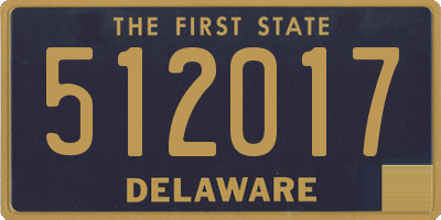 DE license plate 512017