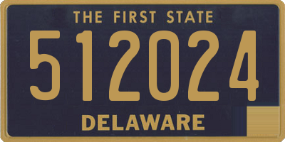 DE license plate 512024