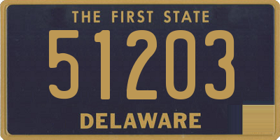 DE license plate 51203