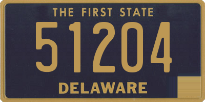 DE license plate 51204