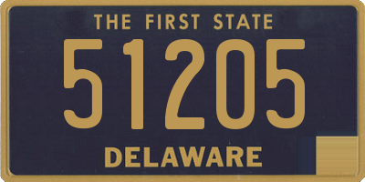 DE license plate 51205