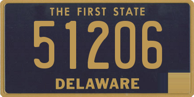 DE license plate 51206