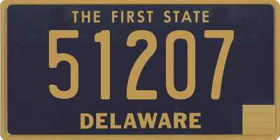 DE license plate 51207