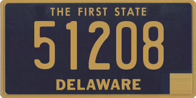 DE license plate 51208